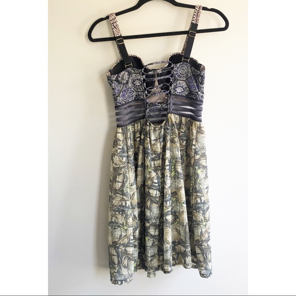 Maaji Back Tie Mini Dress Size Large - Picture 3 of 9